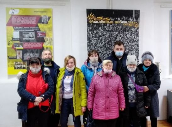 Посещение Краеведческого музея членами Полоцкой объединенной организации ОО «БелОИ». Полоцк, 2020 г.
