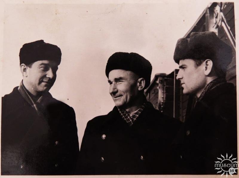 A.V. Glebov with his sons. 1970s