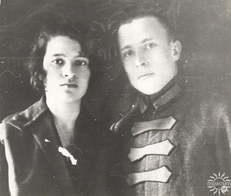 Ліхачоў І.М. з жонкай Аляксандрай Іванаўнай. 1924 г.