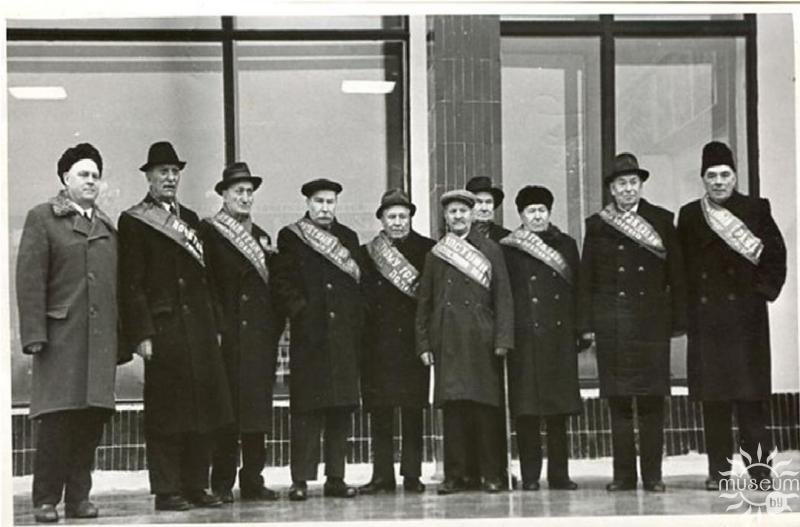Honorary Citizens of Polotsk. N.Sh. Simonovskiy is the third from the left. 1967