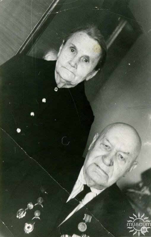 V.S. Svirko with his wife Irina Markovna. 1977