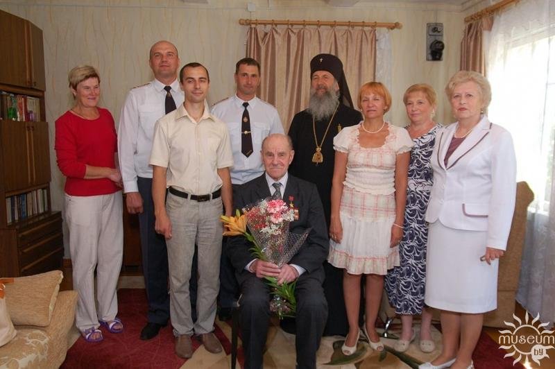 Congratulations on the Independence Day to the Hero of the Soviet Union S.A. Pashkevich. July 2013