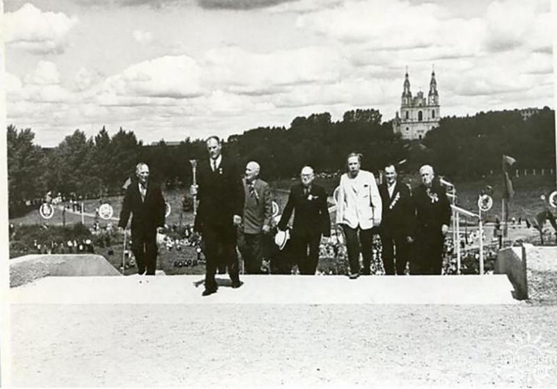 Падчас урачыстага адкрыцця парка 50-годдзя Савецкай улады. 1967 г.