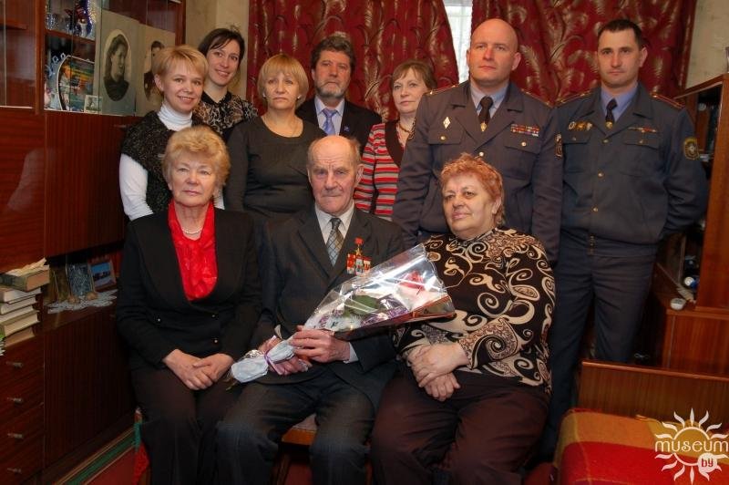 Congratulations on the birthday to the Honorary Citizen of Polotsk S.A. Pashkevich. March 2012