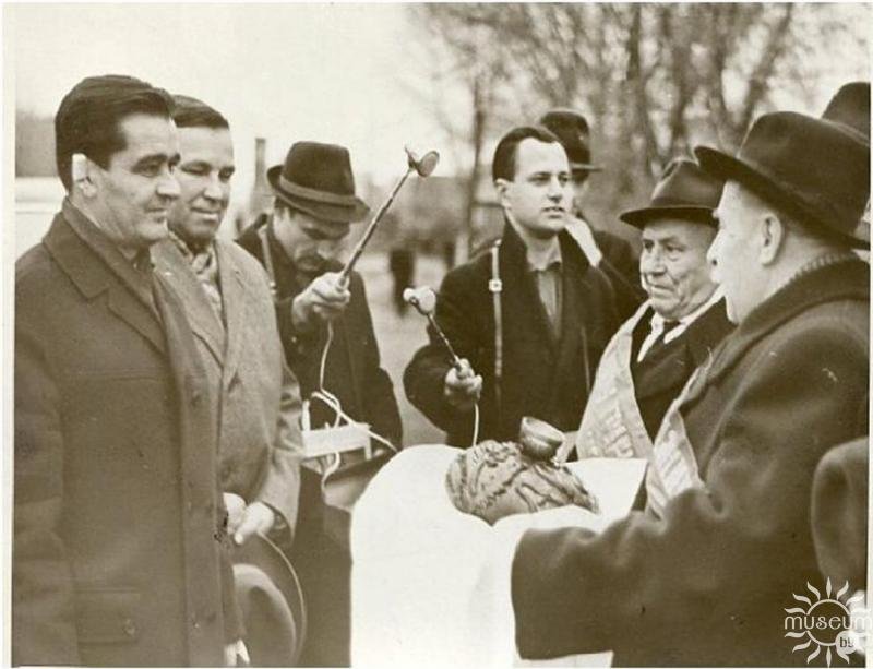 Сустрэча палачан з гасцямі з Польскай Народнай Рэспублікі. 2-гі справа Партноў С.П. 1967 г.