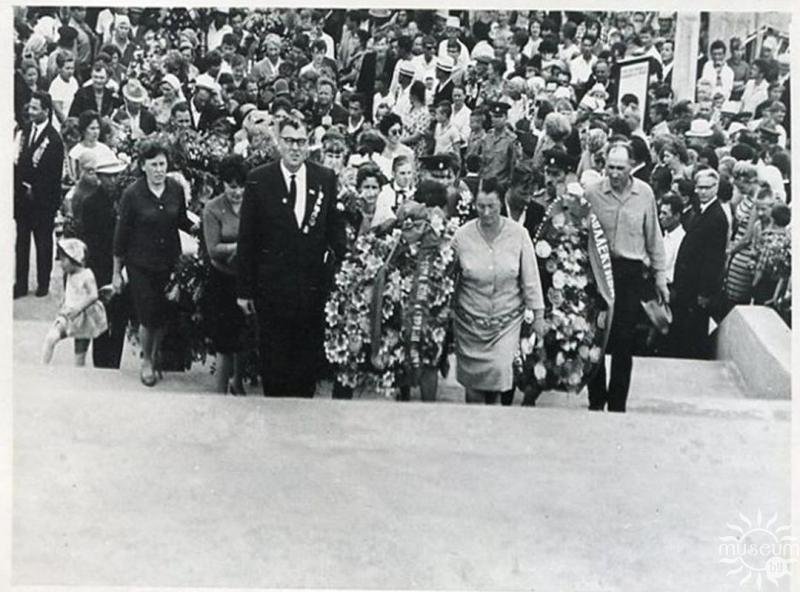 Урачыстае адкрыццё Парка 50-годдзя Савецкай улады. 1967 г.